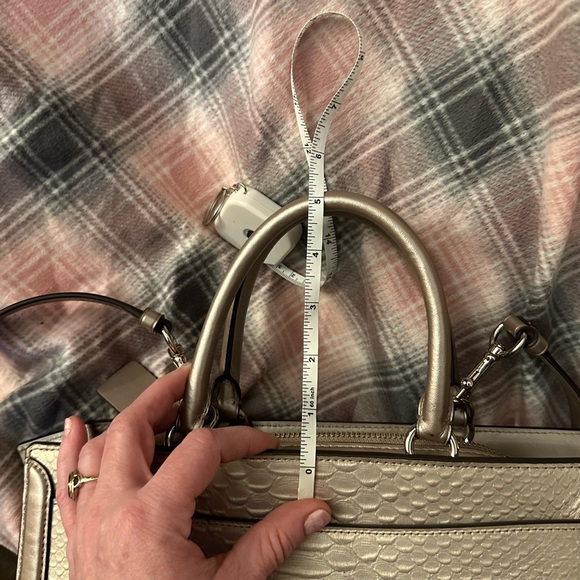 NWOT Coach Zoe Caryall in metallic snake. - Picture 14 of 14